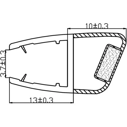 Magnetdichtung Für Rundduschen 2er-Set 4 Mm Glasstärke 4 Magnetdichtung Für Rundduschen 2er-Set 4 Mm Glasstärke - Image 2