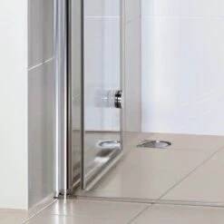 Breuer Eckeinstieg DrehfalttürElana Komfort Chrom Klarglas 80 X 80 Cm -Badezimmerbedarf Geschäft 70 ElanaKomfort anklappbar