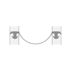 Schulte Dichtprofil Senkrecht Für Gerahmte Badewannenfaltwand Weiß 130 Cm -Badezimmerbedarf Geschäft 797 Schulte Dichtung D2907 1