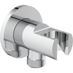 Ideal Standard Brausehalter Idealrain Atelier Chrom Rund Für HB + Schlauch