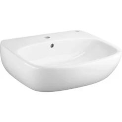 Baliv Waschbecken-Set 60 Cm Weiß Mit Armatur -Badezimmerbedarf Geschäft 9006947068029 S03 070820 L