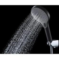 Wenko Duschkopf Ultimate Shower Schwarz/Grau Ø 13 Cm -Badezimmerbedarf Geschäft 903405 1068 09