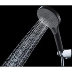 Wenko Duschkopf Ultimate Shower Schwarz/Grau Ø 13 Cm -Badezimmerbedarf Geschäft 903405 1068 10