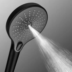 Wenko Duschkopf Ultimate Shower Schwarz/Grau Ø 13 Cm -Badezimmerbedarf Geschäft 903405 1068 15