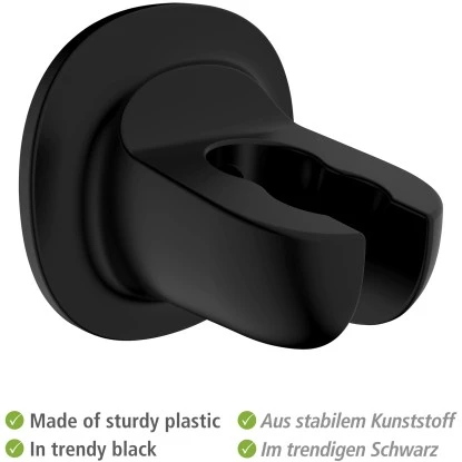 Wenko Duschkopfhalter Libertà Schwarz Befestigen Ohne Bohren 5 Wenko Duschkopfhalter Libertà Schwarz Befestigen Ohne Bohren – Bild 3