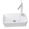 Duravit Aufsatzwaschbecken Starck 1 46 Cm Weiß Mit Armatureninsel -Badezimmerbedarf Geschäft 92032 492033 2438 232246 1