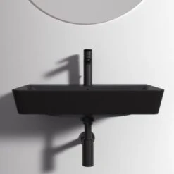 Ideal Standard Waschtisch Connect Air 60x46 Cm 1 Hahnloch Mit Überlauf Schwarz 14 Ideal Standard Waschtisch Connect Air 60x46 Cm 1 Hahnloch Mit Überlauf Schwarz -Badezimmerbedarf Geschäft 9802745 3049 5