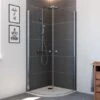 Breuer Runddusche Radius 55 Elana 6 Silber Matt Klarglas 80 X 80 Cm -Badezimmerbedarf Geschäft 998017 2570 0610