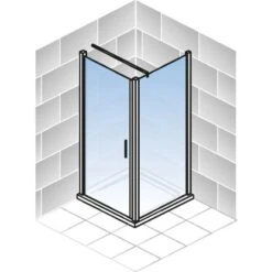 Badezimmerbedarf Geschäft -Badezimmerbedarf Geschäft drehtuerseitenwand kopie