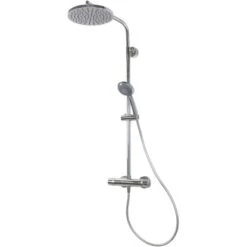 Breuer Duscharmatur Aquamaxx 310 Mit Thermostat Runde Kopfbrause